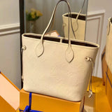 Louis Vuitton LV Women's Bag Top version 2021New Women's Bag M456844568545686Mummy Shopping Bag Large Capacity Women's Handbag Shoulder Bag Stewardess Bag Dinner Bag Foreign Trade Goods