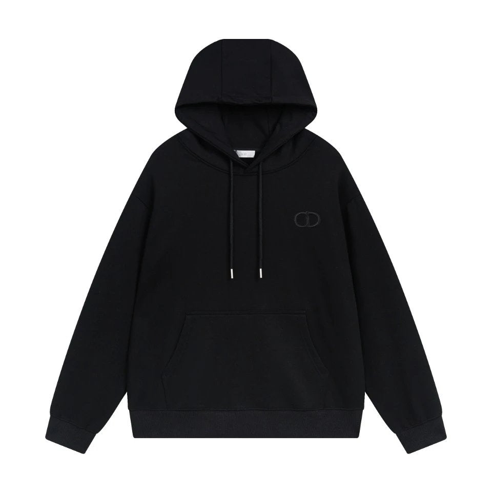 Dior Hoodie Letter Embroidered High-Density 3D Hoodie Sweatshirt450100% Pure Cotton Terry Pullover Hoodie os Unisex Sports Tracksuit Top24ss Autumn and Winter New Products