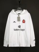 Balenciaga Hoodie Mamba Loose Zipper Jacket Casual Loose Versatile Hoodie Jacket Unisex Sweatshirt os Version24ss Autumn and Winter New Products