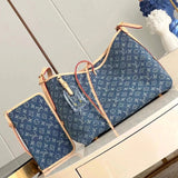 Louis Vuitton LV Women's Bag 2024Popular Retro Denim Denim Series Women's Bag Collection Onthego Tote Bag Shopping Bag Mummy Bag Shoulder Crossbody Bag HighRise Waist Bag Venice Backpack Backpack Schoolbag HillsPochette Underarm Bag Hand-Carrying Bag Carr