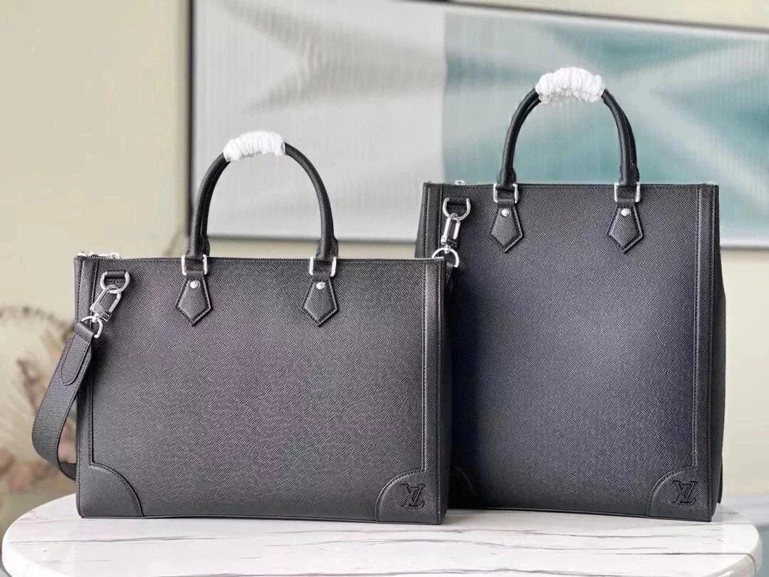 Louis Vuitton LV briefcase Top version M30810M308112021New Men's Black taiga Cowhide men's bag slim Briefcase Computer Bag Portable Shoulder Crossbody tote Tote Bag23New slimnv Briefcase M30978