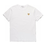 Rei Kawakubo T-shirt Top Version T T-shirt Women's Summer Classic Little Red Heart Cotton round Neck Short Sleeve Men