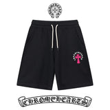 Chrome Hearts Shorts Printing logo Five-point Shorts25ss New Drawstring Casual Summer Pants American Style5Two-in-One Casual Sweatpants for Men and Women, Pure Cotton Joggers