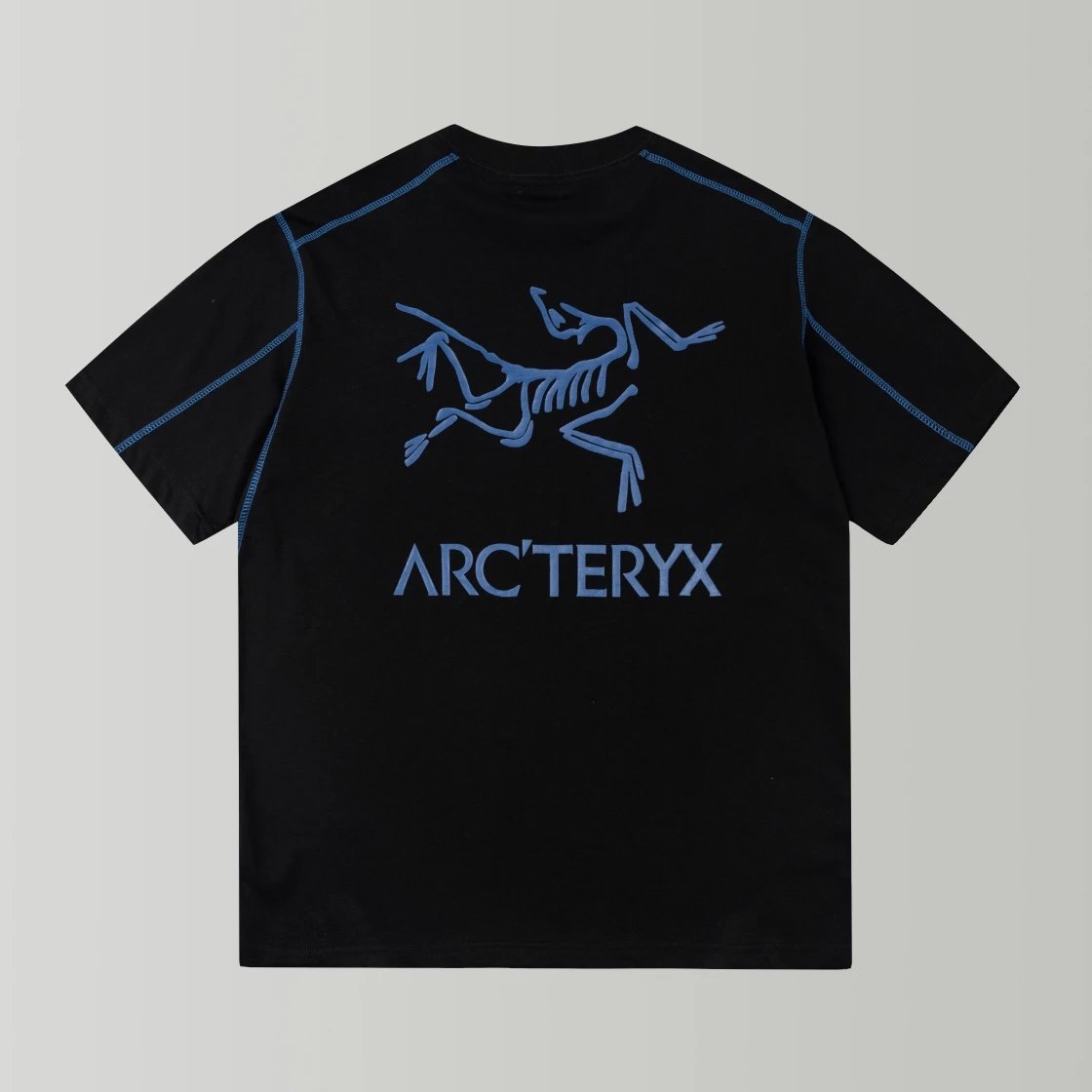 Arc'teryx T-shirt Back with Large Bird Letter Print logo round Neck Short Sleeve25ss New pure cotton T Unisex T-Shirt OS Drop Shoulder Loose Fit Base Shirt Top T-Shirt Short Sleeve