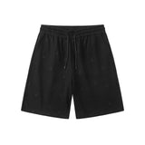 Louis Vuitton LV Shorts Full-body High-density Embroidery Small logo Five-point Shorts25ss New Drawstring American Style Casual Summer Pants5Two-in-One Casual Sweatpants for Men and Women, Pure Cotton Joggers