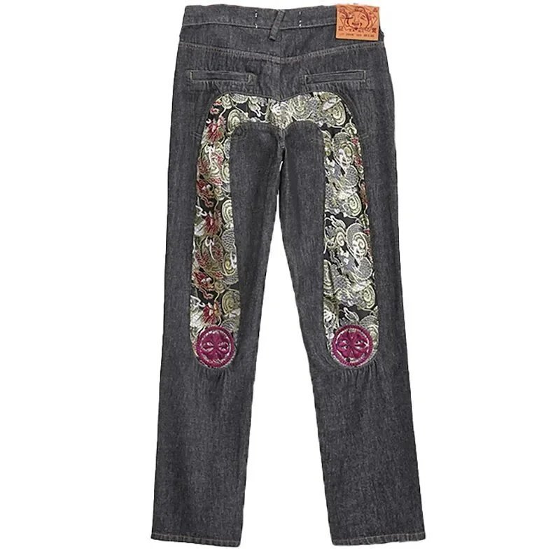 Evisu Jeans Fashion Y2Retro Hip Hop Jeans