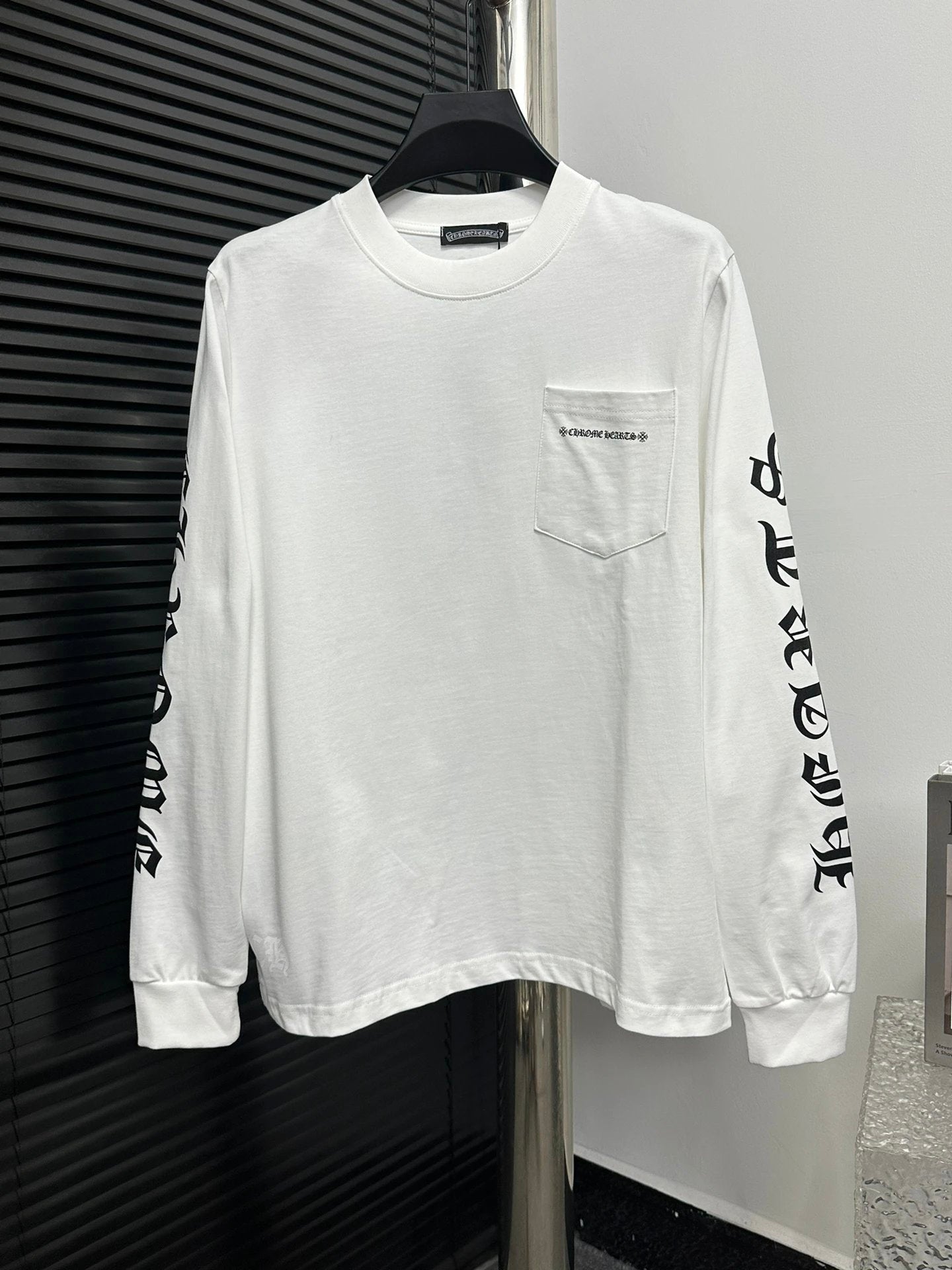 Chrome Hearts Hoodie Backside Print logo Round Neck Sweatshirt Jacket OS Loose Fit Pullover Long Sleeve Unisex Base Shirt Sports Casual Top