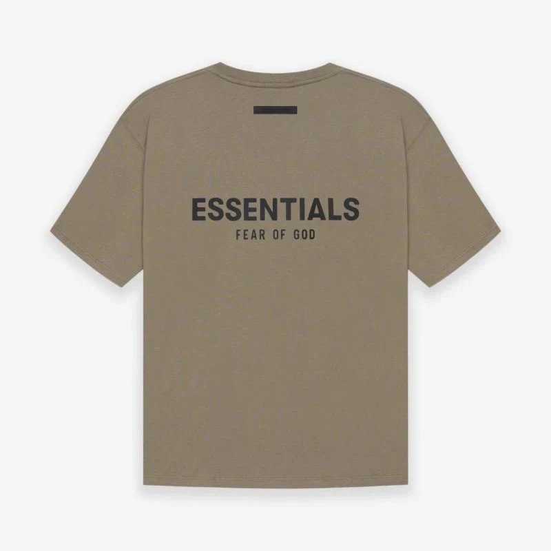 ESSENTIALS T-shirt Top Version Double Line High Street Offset Printing Loose Short Sleeve T T-shirt Men and Women Couple Fashion