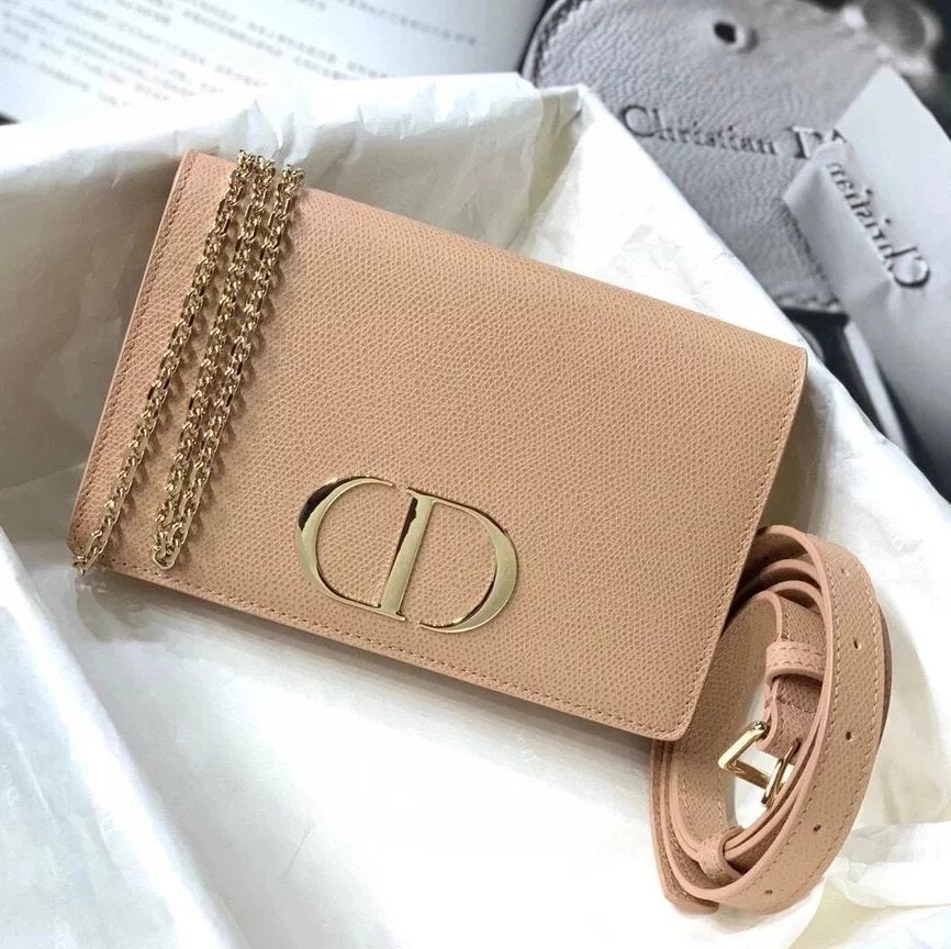 Dior Women's Bag Top version 【Version】Montaigne30Series Two-in-One Clutch2086Backpack Crossbody Bag Waist Bag Clutch Women's Bag