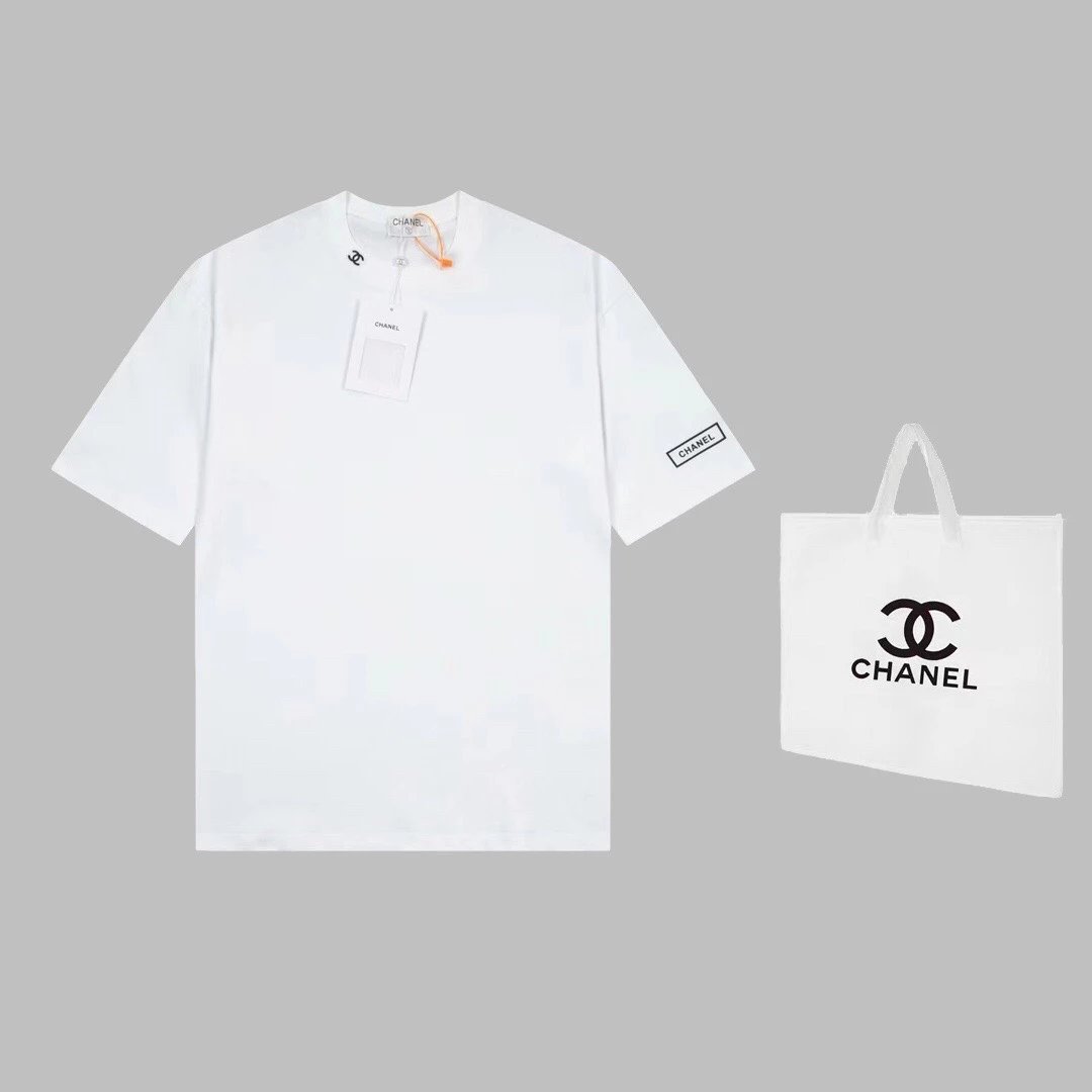 Chanel T-shirt Short Sleeve Three-Dimensional Embossed Short Sleeve T T-shirt
Fabric：Real Specifications280g100%Lamborghini in Pure Cotton Knitting，Binding Dyeing