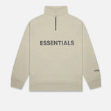 ESSENTIALS Hoodie Top Version Double Line Loose High Street Fashion Brand Men's and Women's Coats Half Zipper Sweater