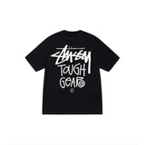 Stussy T-shirt Top Version Fashion Brand Plush Dice Summer Men's and Women's Same Style Short Sleeve T T-shirt