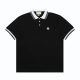 Gucci T-shirt Double-breasted G Letters logo Embroidery POLO Shirt Lapel Short Sleeve25ss New Unisex Summer Short Sleeve OS Loose T Business Half Sleeve Shirt Plus Size T-Shirt