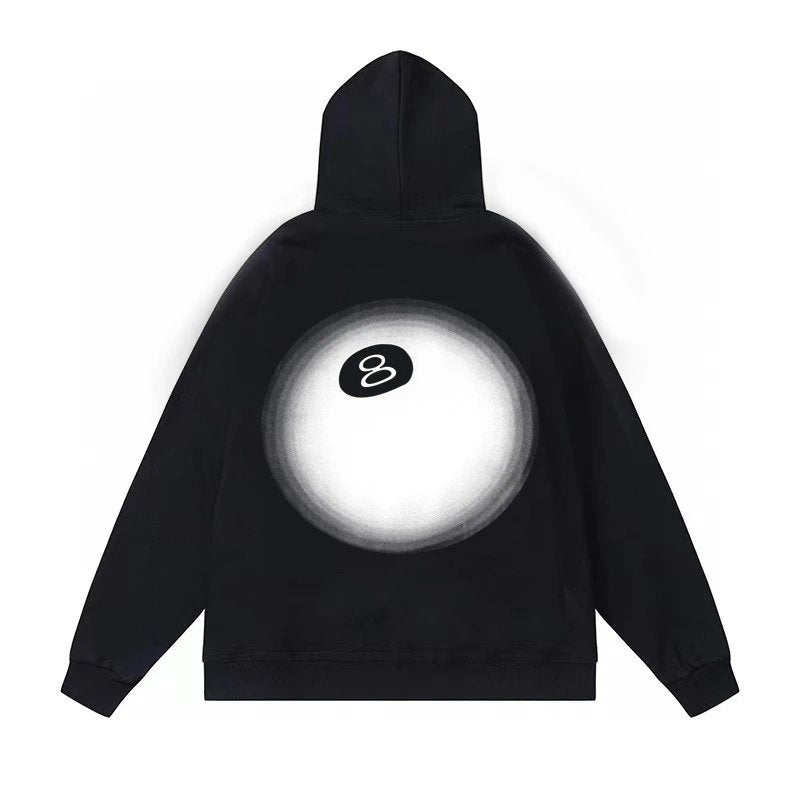 Stussy Hoodie Original Label Delivery2023New Classic Printing Black8Sweater STU World Tour tu Western Youth Pullover