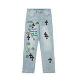 Chrome Hearts Jeans New Fashion All-Match Jeans