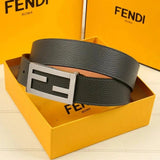 FENDI Belt Top version New Belt Men's Genuine Leather Business Monster Belt