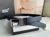 Montblanc Belt Top version 【Original Factory】Men's Leather Belt Width3.5cm Quality Full Set Packaging Original Imported Double-Sided Head Layer Cowhide 100% Original Pure Brass Buckle Dual-Use Fashion Elegant Boys Belt M Home New Custom Latest Hot