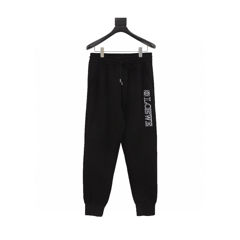 LOEWE Sweatpants 24Fw Zhang Zi Logo and logo Letter Embroidery Cotton Long Men and Women Same Style