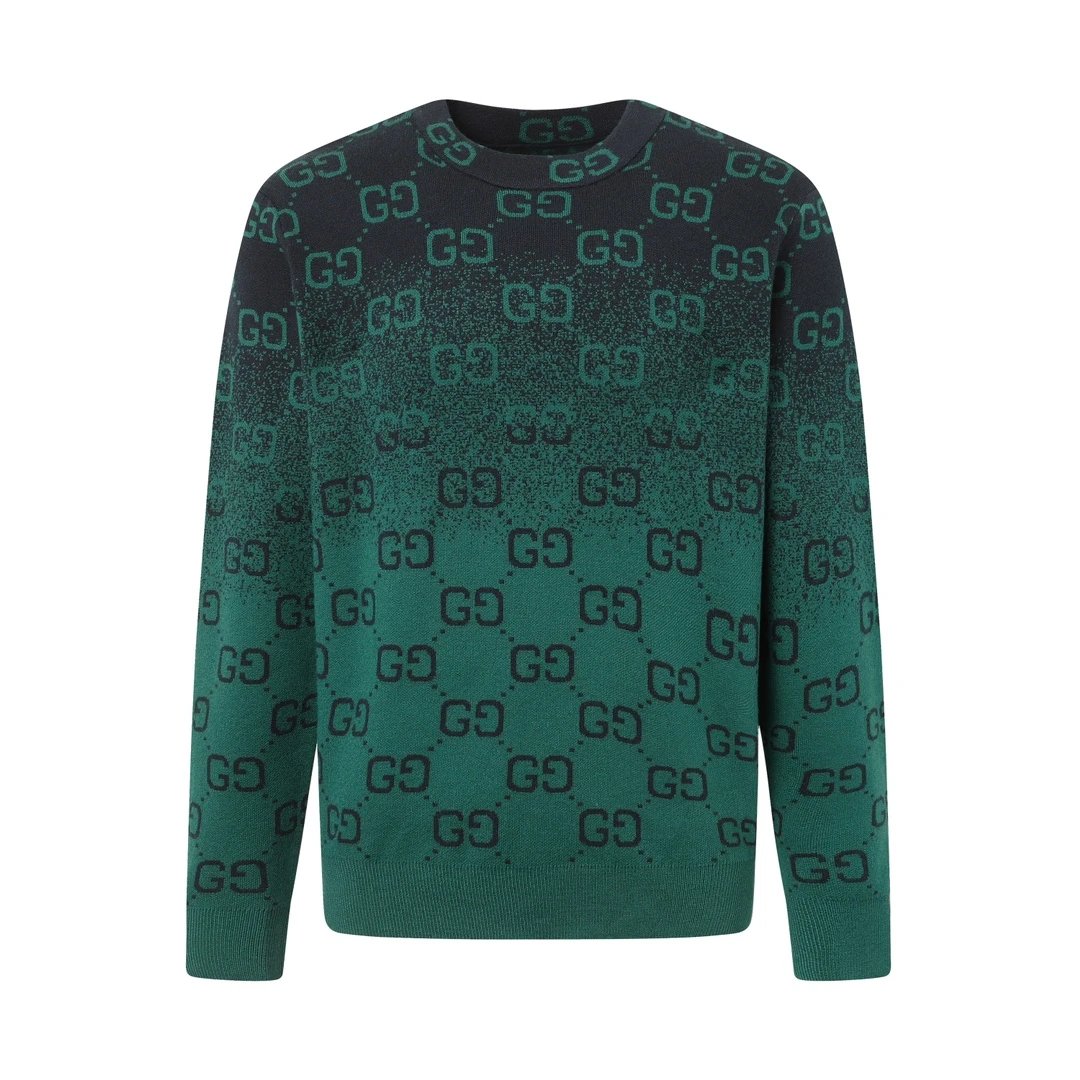Gucci Sweater logo Knitted Crew Neck Sweater Long Sleeve Pullover Thickened Lazy Style OS Loose Fit Unisex Top Jacket Versatile Casual Wearable Inside and Outside