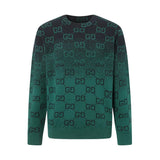 Gucci Sweater logo Knitted Crew Neck Sweater Long Sleeve Pullover Thickened Lazy Style OS Loose Fit Unisex Top Jacket Versatile Casual Wearable Inside and Outside