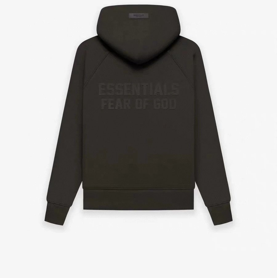 ESSENTIALS Hoodie Top Version American High Street22Double-Line Zipper Hooded Cardigan Couple Sweater