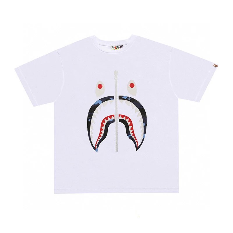 Bape T-shirt Top Version Men's Spring/Summer Tie-Dyed Printed Short Sleeve T T-shirt110036I