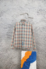 Maison Margiela Shirt 2023FW New Rainbow Plaid Couple Casual Shirt Unisex Wearable Inside and Outside