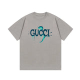 Gucci T-shirt Year of the Snake Limited Edition Letter Print logo round Neck Short Sleeve25ss New pure cotton T Unisex T-Shirt OS Loose Design Top Bottoming Shirt Half-Sleeve T-shirt