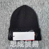 CP Company Hat New Rib CP Hat Glasses Autumn and Winter Knitted Hat Men and Women Outdoor Keep Warm Couple WINTER Eye Protection Warm