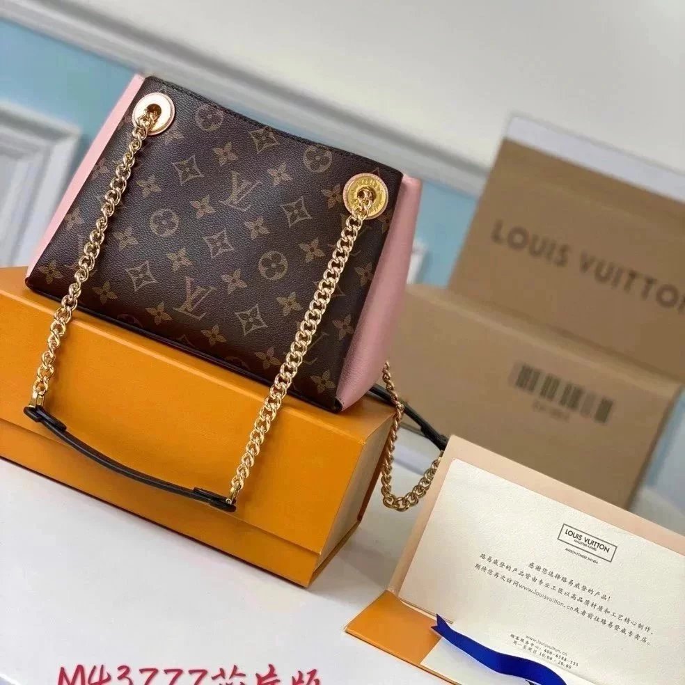 Louis Vuitton LV Women's Bag Top version Presbyopic Chain Bag Women's Shoulder Bag Clutch New Original Order43775SURENEBB Handbag4377643777