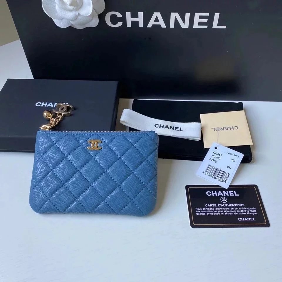 Chanel Wallet Top version 【Original Leather】Pendant Coin Purse Model Number A50168**Leather Hardware，Diamond Pattern.Original Order Quality Full Package！Size14*10*1.