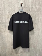 Balenciaga T-shirt Front and back classic letters logo Printed Heavyweight Crew Neck Short Sleeve T T-shirt Pure Cotton ins Unisex Simple Summer New Casual Base T-Shirt