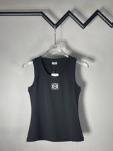 LOEWE T-shirt Embroidered Women's Vest T Sleeveless Versatile Casual Vest