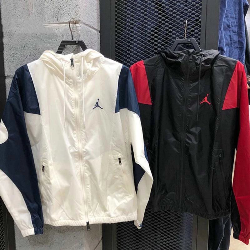 Nike Jackets 春秋款梭织撞色夹克冲锋衣外套防风衣男女DA9833