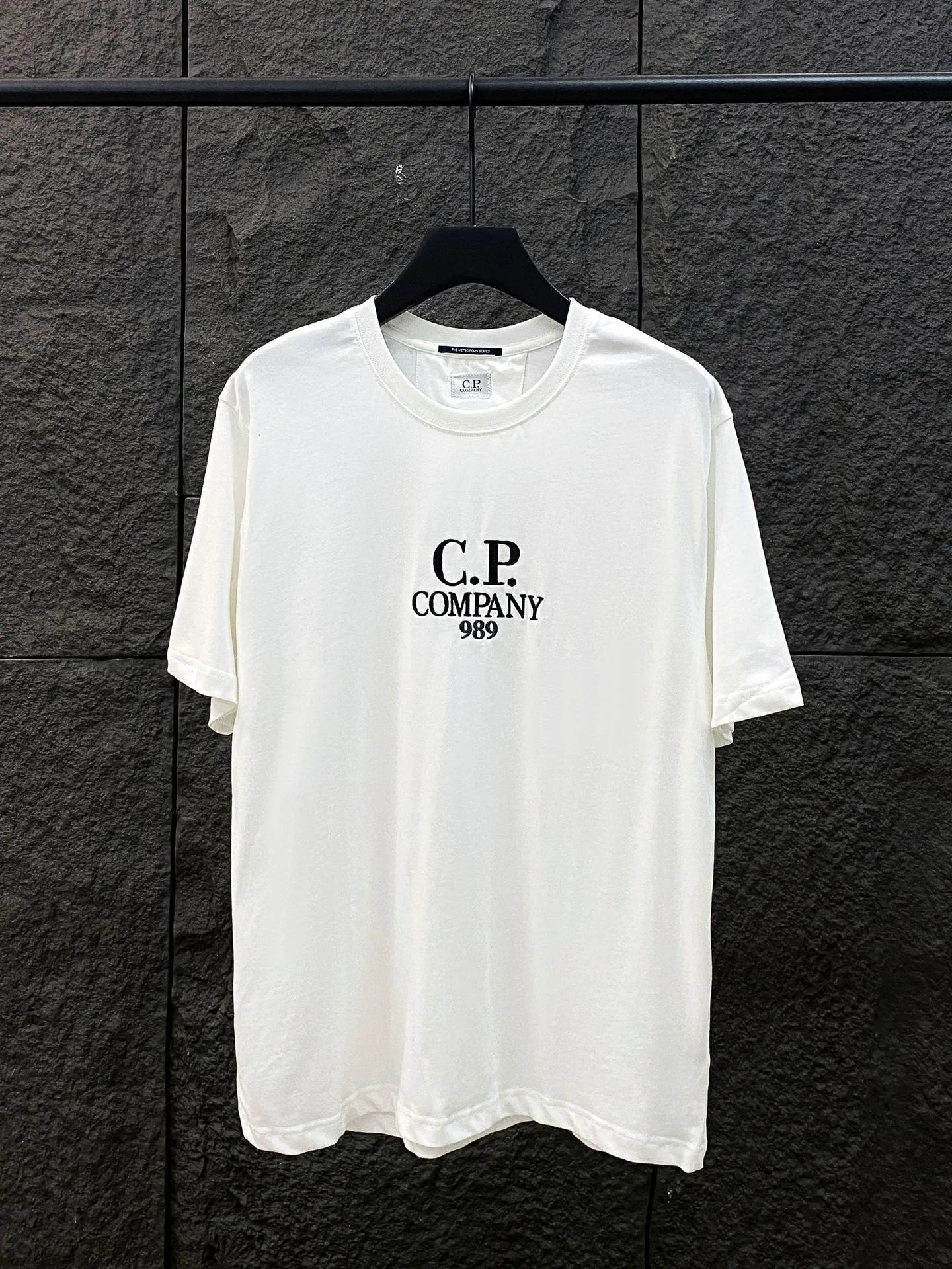 CP Company T-shirt Men Trendy Brands Pure Cotton Embroidery Casual round Neck Short Sleeves T T Shirt Handsome Simple Leisure Sports