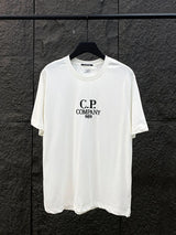 CP Company T-shirt Men Trendy Brands Pure Cotton Embroidery Casual round Neck Short Sleeves T T Shirt Handsome Simple Leisure Sports