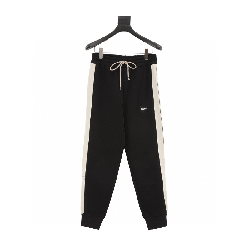 Balenciaga Sweatpants Triangle Cloth Label Trousers for Men and Women