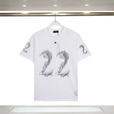 Amiri T-Shirt D29Summer Fashion All-Matching Fashion Short Sleeve-CY