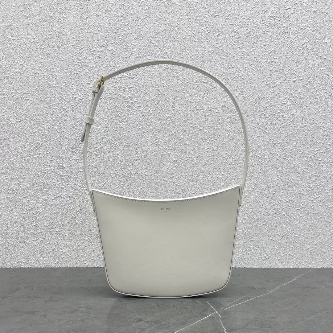 Celine women's bag Top version 【Original Factory】2023New Retro Underarm Bag Shoulder Vegetable Basket Bag Bucket Bag Shoulder Bag Handbag New Women's Bag112273