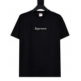 Supreme T-shirt Top Version Cashew Short Sleeve T T-shirt Men's Summer Trendy Women's New Loose Half-Sleeve Top Cotton Official Website Flagship