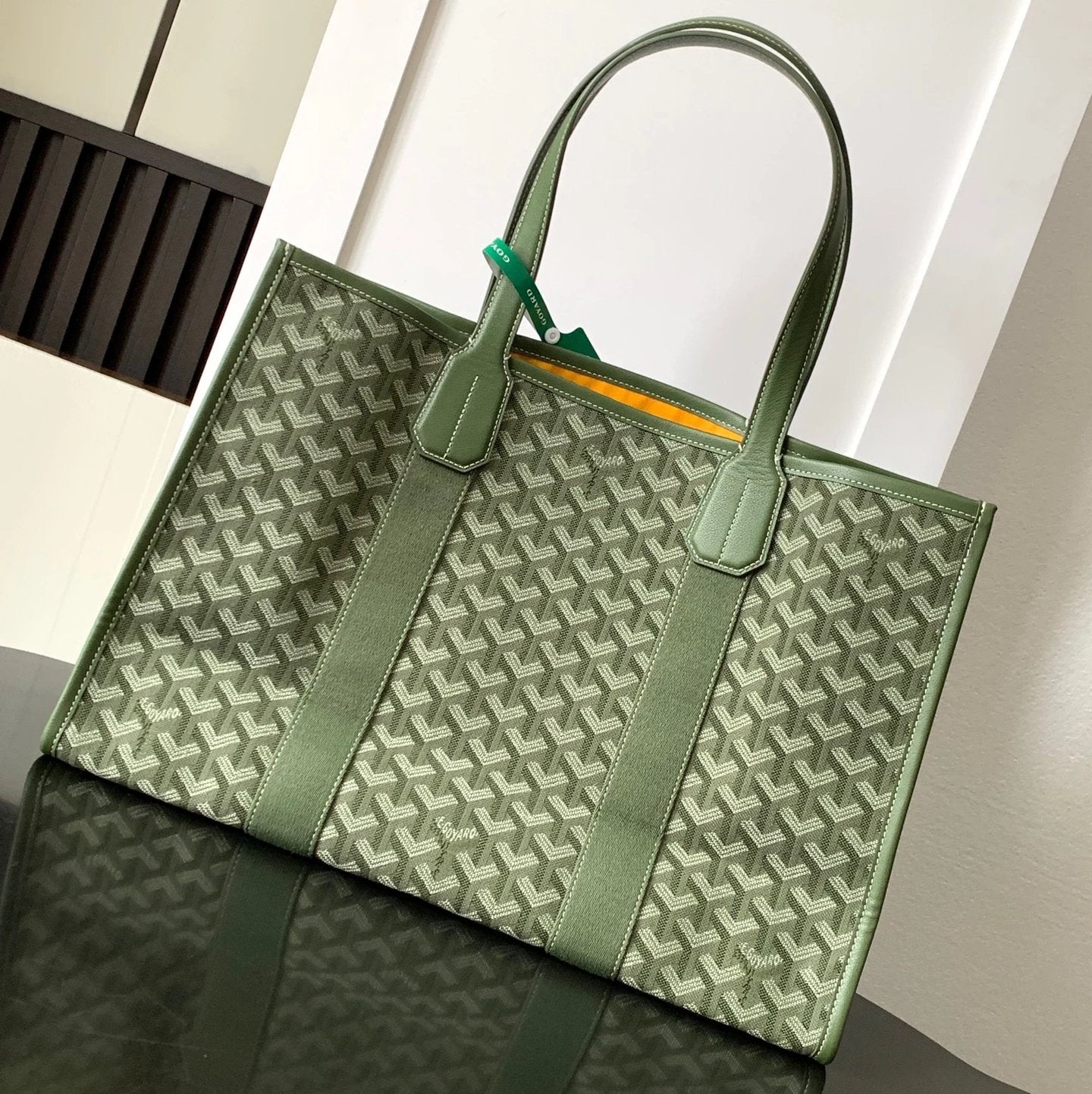 Goyard Bag Top version 【Super Original Leather】24New Villette Tote Bag Jacquard Canvas Special Edition New Shopping Bag Tote Bag New Women's Bag