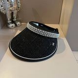 Chanel Hat Fashion Casual Hat～2024Summer New Air Top Sunhat
UV Protection Inner Design，Beach Can Be Worn Everyday！Travel Essential Low-Key Luxury