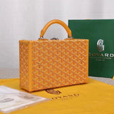 Goyard Bag Top version New Arrival|Beech Made by Artisans gegina Hard Bags Elegant De Box Bag Unisex Shoulder Crossbody Handbag Men's and Women's Bags