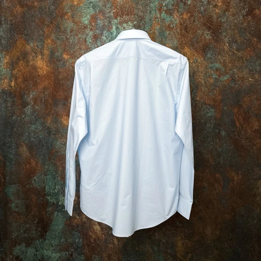 Louis Vuitton LV Shirt Chest Dog Embroidered Beaded Cotton Button Long Sleeve Shirt25ss New Solid Color Vintage Plaid Striped Cotton Patchwork Striped Unisex War Horse Jacket Shirt Casual Business Versatile