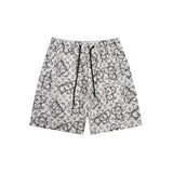 Louis Vuitton LV Shorts Full Print Black and White logo Beach Shorts Five-Point Shorts os Loose Quick-Dry Unisex Casual Trendy Brand Big Shorts25ss New Product5Pants