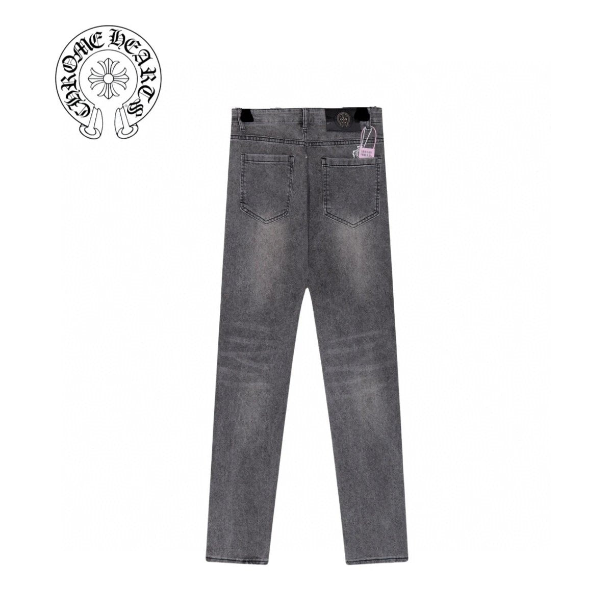 Chrome Hearts Jeans Predecessor Brand Pattern Embroidery logo25ss Spring Summer New Straight Loose Slim Fit Jeans Unisex Long Pants