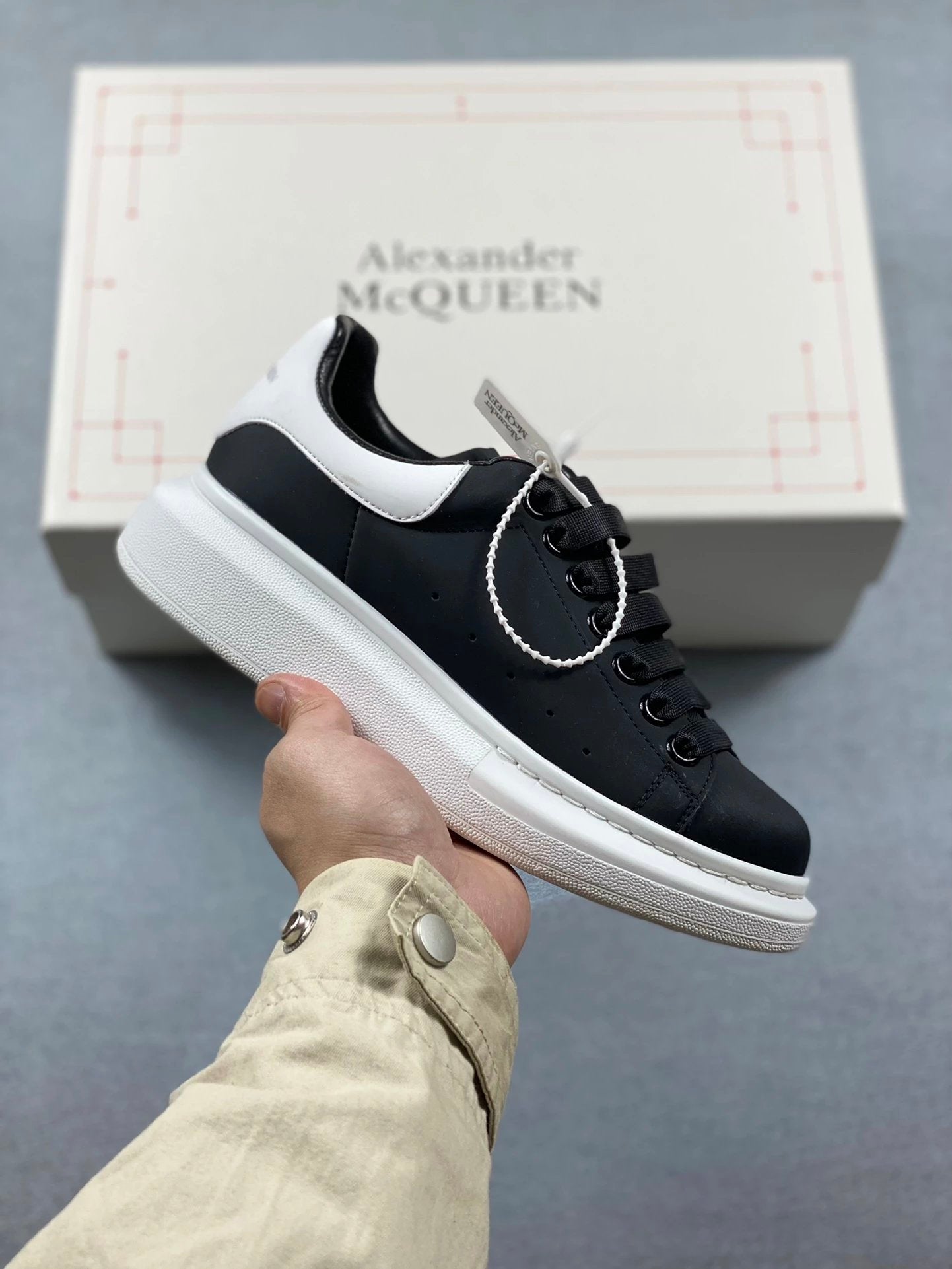 McQueen Shoes High Version Quality New Trendy Fashion Joker Casual Sneaker05