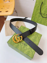 Gucci Belt Top version 《Full Package》New Original Women's Belt2.0Genuine Leather Belt Women's Pair g Belt Men's Fashion Casual Original Leather Gujia Belt GG Home Pant Belt Female Guqi Guqi Shi Belt Feila Grid