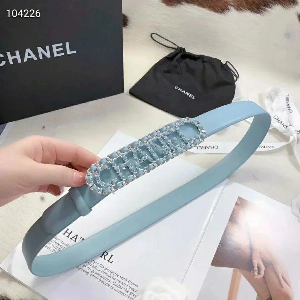 Chanel Belt Top version New High Quality Classic Style Belt Women's First Layer Cowhide Fashion All-Matching Belt