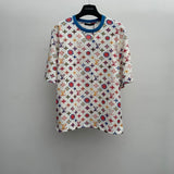 Louis Vuitton LV T-shirt Alphabet Pattern Print Full Body logo round Neck Short Sleeve25ss New Pure Cotton Unisex Style T T-shirt OS Loose Fit Base Shirt Half Sleeve T-Shirt Top Half Sleeve